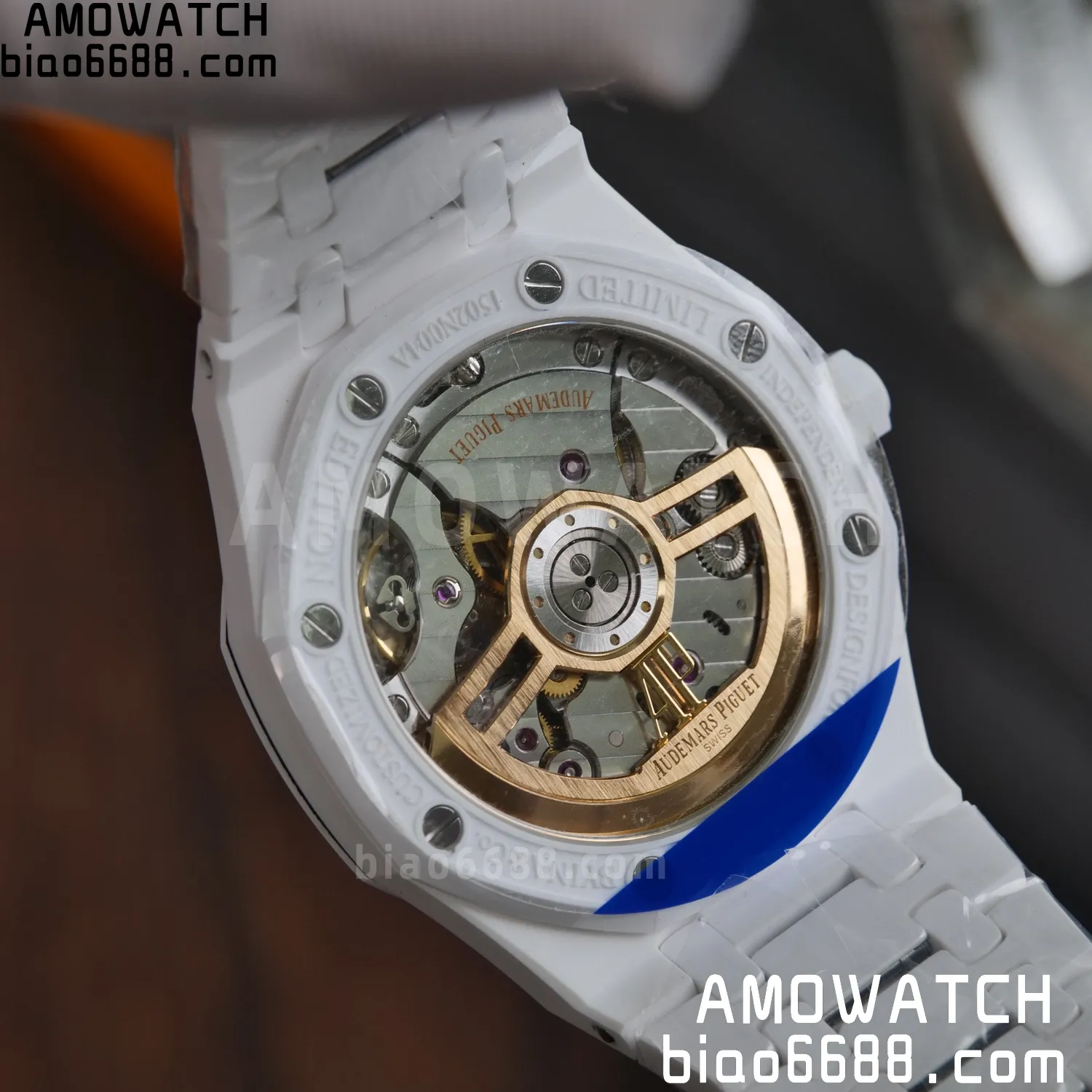 AP Royal Oak 41mm 15500 White Ceramic APSF 1:1 Best Edition White Dial on Ceramic Bracelet A4302 73 36d49221f58a406 AMO Watch