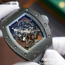 Custom Made Richard Mille RM055 Gray Ceramic 1:1 Best Edition Vaucher RMUL2 Super Clone