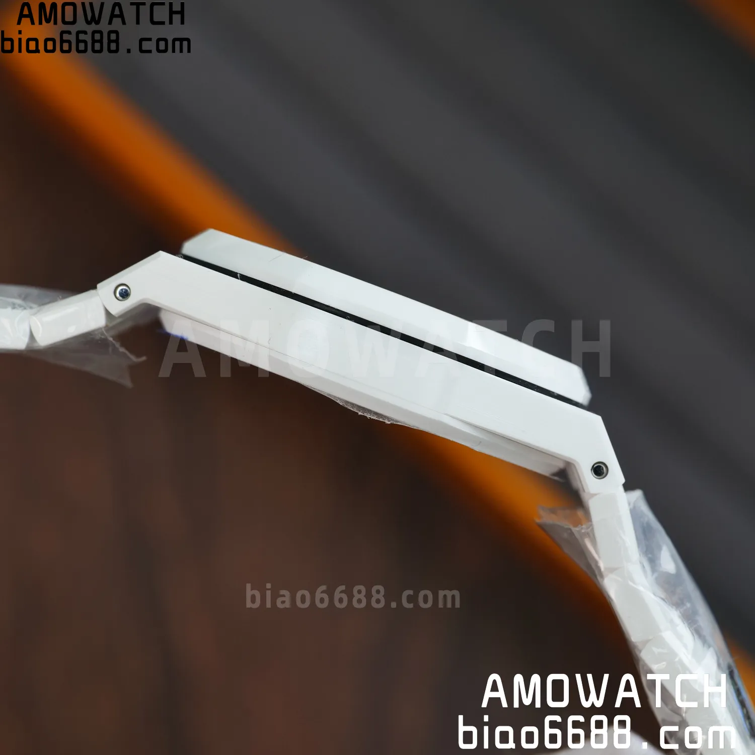 AP Royal Oak 41mm 15500 White Ceramic APSF 1:1 Best Edition White Dial on Ceramic Bracelet A4302 62 5ed26fd08e532c4 AMO Watch