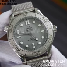 OMEGA Seamaster 300M Diver SS VSF 1:1 Best Edition Gray Dial on SS Mesh Bracelet