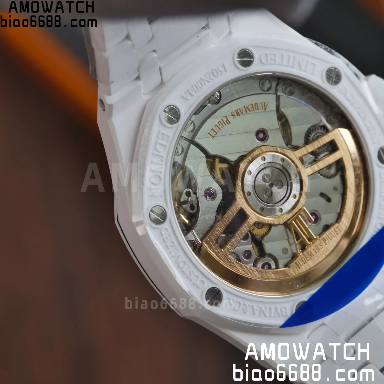 AP Royal Oak 41mm 15500 White Ceramic APSF 1:1 Best Edition White Dial on Ceramic Bracelet A4302 74 73188661968b400 AMO Watch