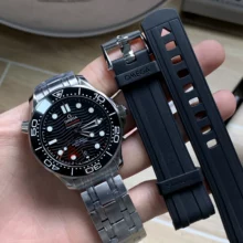 Omega Seamaster Diver 300M VSF 1:1 Best Edition Black Ceramic Black Dial on SS Bracelet VS8800