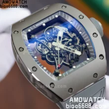 Custom Made Richard Mille RM055 Gray Ceramic 1:1 Best Edition Vaucher RMUL2 Super Clone