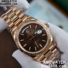 Custom Made Rolex DayDate  228235 40 RG QF Modified content ：18K Rose gold cladding