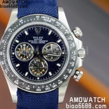 Rolex DIW Ventura Daytona ADGF Best Edition Stars Dial on Blue Nylon Strap SA4130