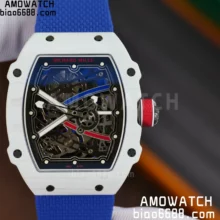 RICHARD MILLE RM67-02 White NTPT Best Edition Skeleton Dial Updated Version