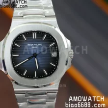 PP Nautilus 5811/1A PPF 1:1 Best Edition Blue Textured Dial on SS Bracelet 330CS V5