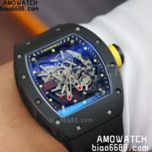 RICHARD MILLE RM035 RM35   ZF  1:1 Best Edition Clone Black Ceramic Black Strap RMUL1
