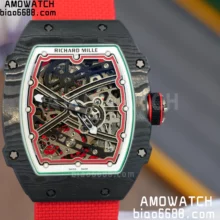 RICHARD MILLE RM67-02 Black NTPT Best Edition Red strap Original Specification Case