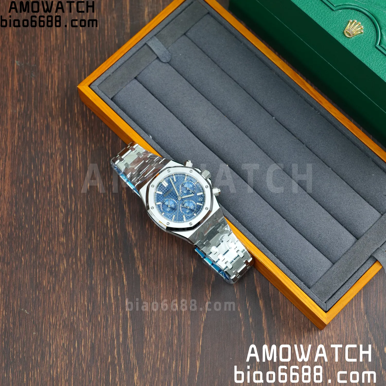 AP Royal Oak Chrono 26240 SS DDF 1:1 Best Edition Blue Dial on SS Bracelet DD4401 Super Clone V2 84 16ddc1039dfef99 阿默表行AmoWatch
