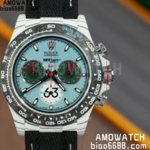 Daytona DIW Porsche 911 S/T White Carbon SONIC 1:1 Best Edition Blue Dial on Black Nylon Strap SA4130