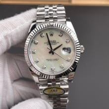 Rolex DateJust 126334-0020 41mm ARF 1:1 Best Edition White MOP Dial on Jubilee Bracelet SH3235
