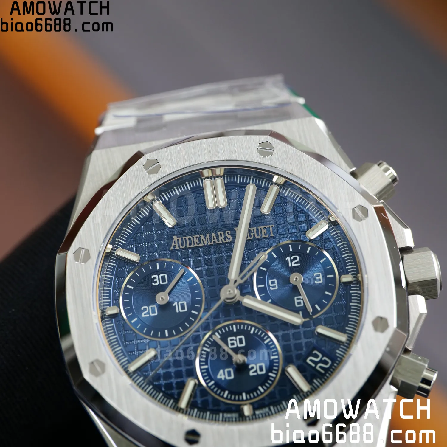 AP Royal Oak Chrono 26240 SS DDF 1:1 Best Edition Blue Dial on SS Bracelet DD4401 Super Clone V2 104 35ea8f8e68ddeaa 阿默表行AmoWatch
