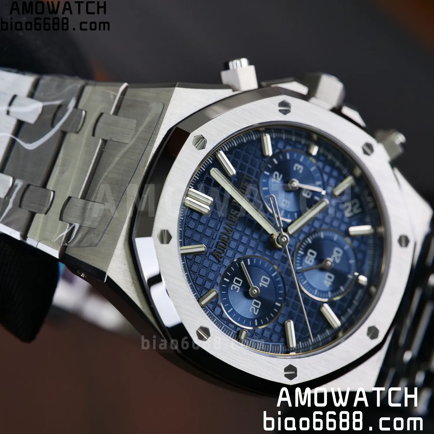 AP Royal Oak Chrono 26240 SS DDF 1:1 Best Edition Blue Dial on SS Bracelet DD4401 Super Clone V2 100 6a7b1d75a80a4bc 阿默表行AmoWatch