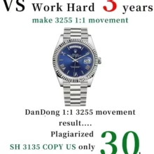 Rolex DayDate 228239 40mm VSF 1:1 Best Edition Gradient Blue Roman Dial Fluted Bezel 3255