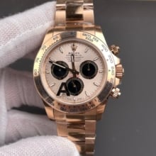 Rolex Daytona 126505-0003 VSF 1:1 Best Edition RG/Black Dial V3 (Weighted)