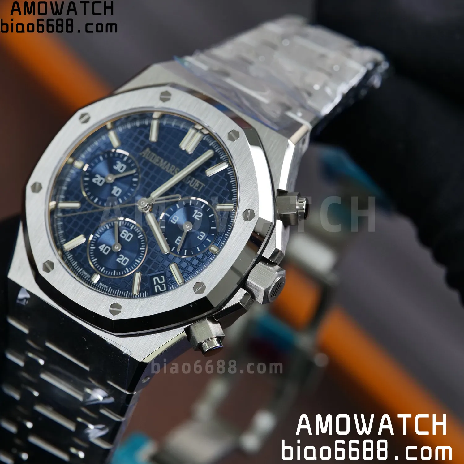 AP Royal Oak Chrono 26240 SS DDF 1:1 Best Edition Blue Dial on SS Bracelet DD4401 Super Clone V2 97 ff21677e8f969bc 阿默表行AmoWatch
