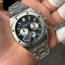 AP Royal Oak Chrono 26331 SS APSF 1:1 Best Edition Blue/WhiteDial on SS Bracelet A2385