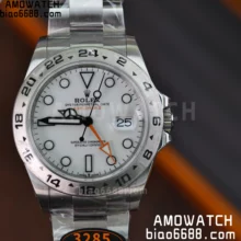 Rolex Explorer II 42mm 226570 Black 904L SS QF 1:1 Best Edition White Dial on Bracelet SH3285