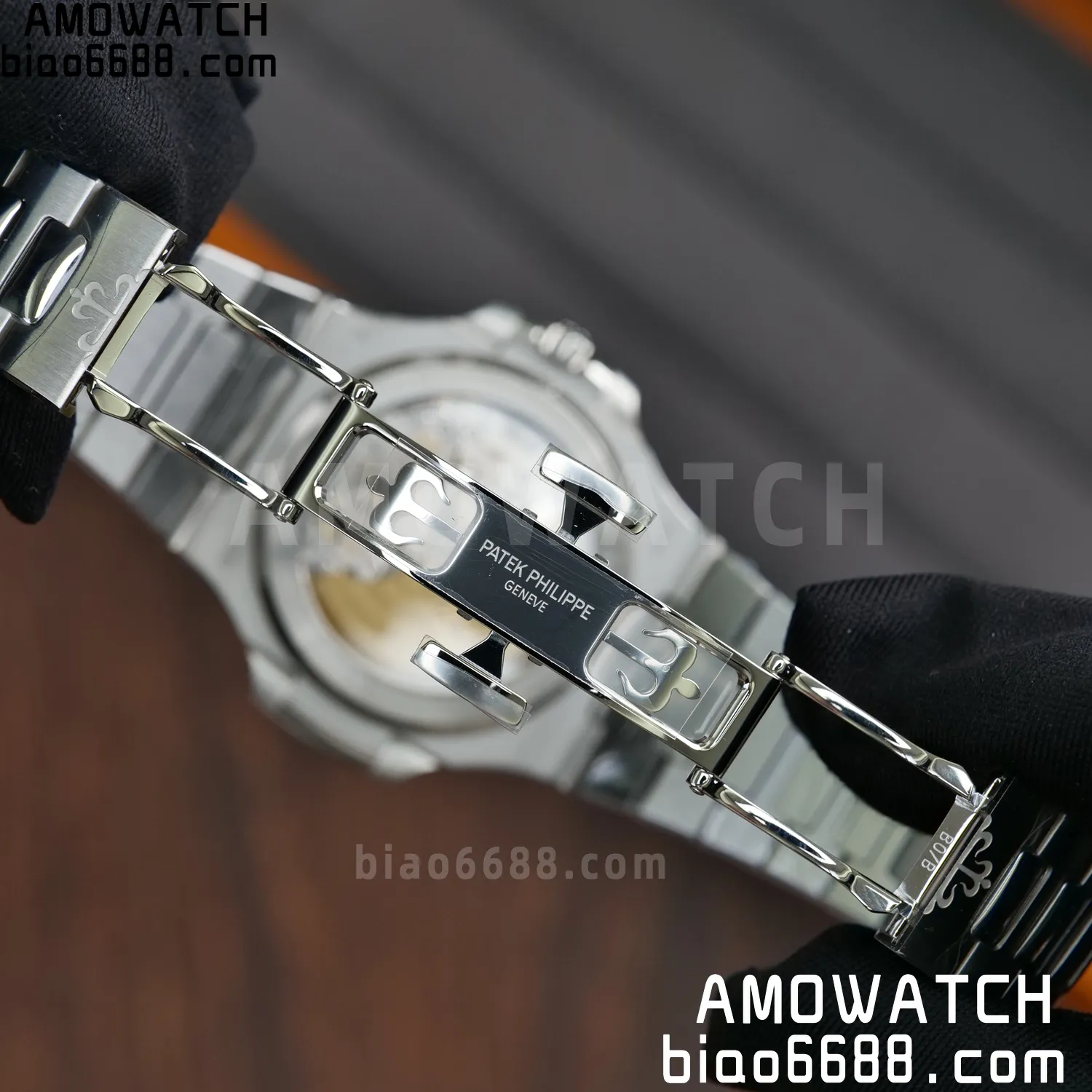 PP Nautilus 5811 DDF 1:1 Best Edition Blue Textured Dial on SS Bracelet DD330 Super Clone (Weighted) 93 09f49101a0c62cd 阿默表行AmoWatch