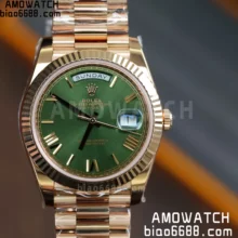 Rolex Day Date 40 RG 228236 RCF 1:1 Best Edition White Roman Dial on President Bracelet VR3255 (211g)