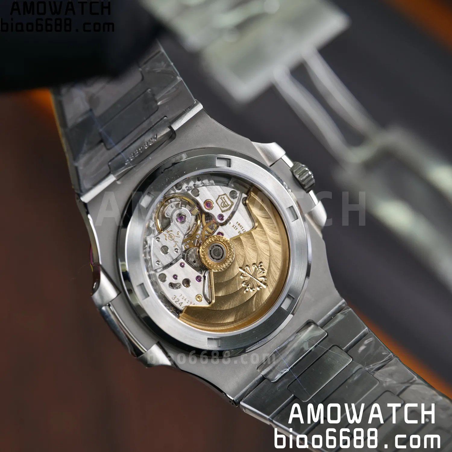 PP Nautilus 5711 DDF 1:1 Best Edition Blue Dial on SS Bracelet DD324 Super Clone V2 86 19c00d6d29acbdb 阿默表行AmoWatch