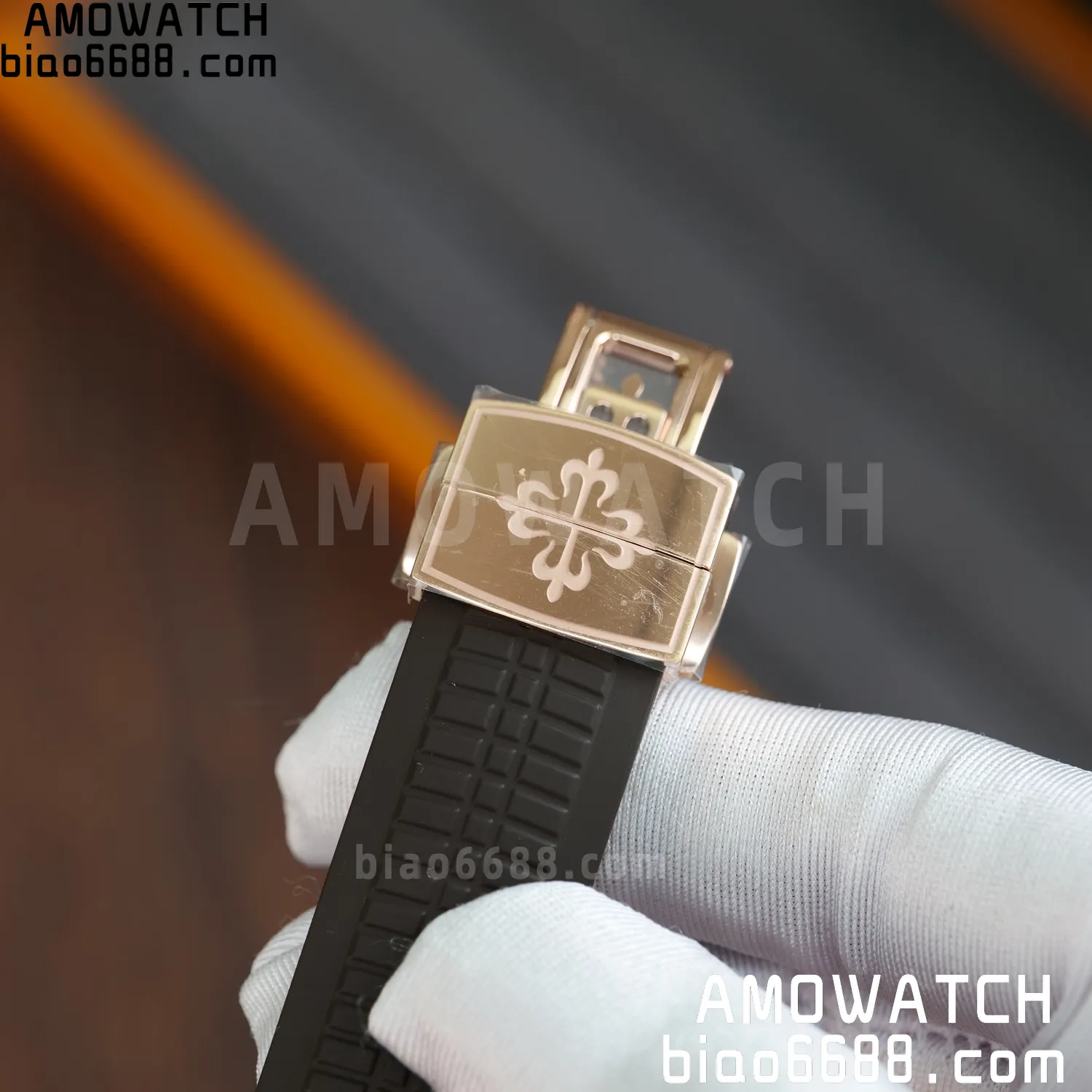 PP Aquanaut 5167 RG DDF 1:1 Best Edition Brown Dial on Brown Rubber Strap DD330 Super Clone (Weighted) 88 1fe8badf2eb95c1 阿默表行AmoWatch