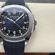 PP Aquanaut 5168G 42mm SS DDF 1:1 Best Edition Blue Dial on Blue Rubber Strap DD324 (Weighted)