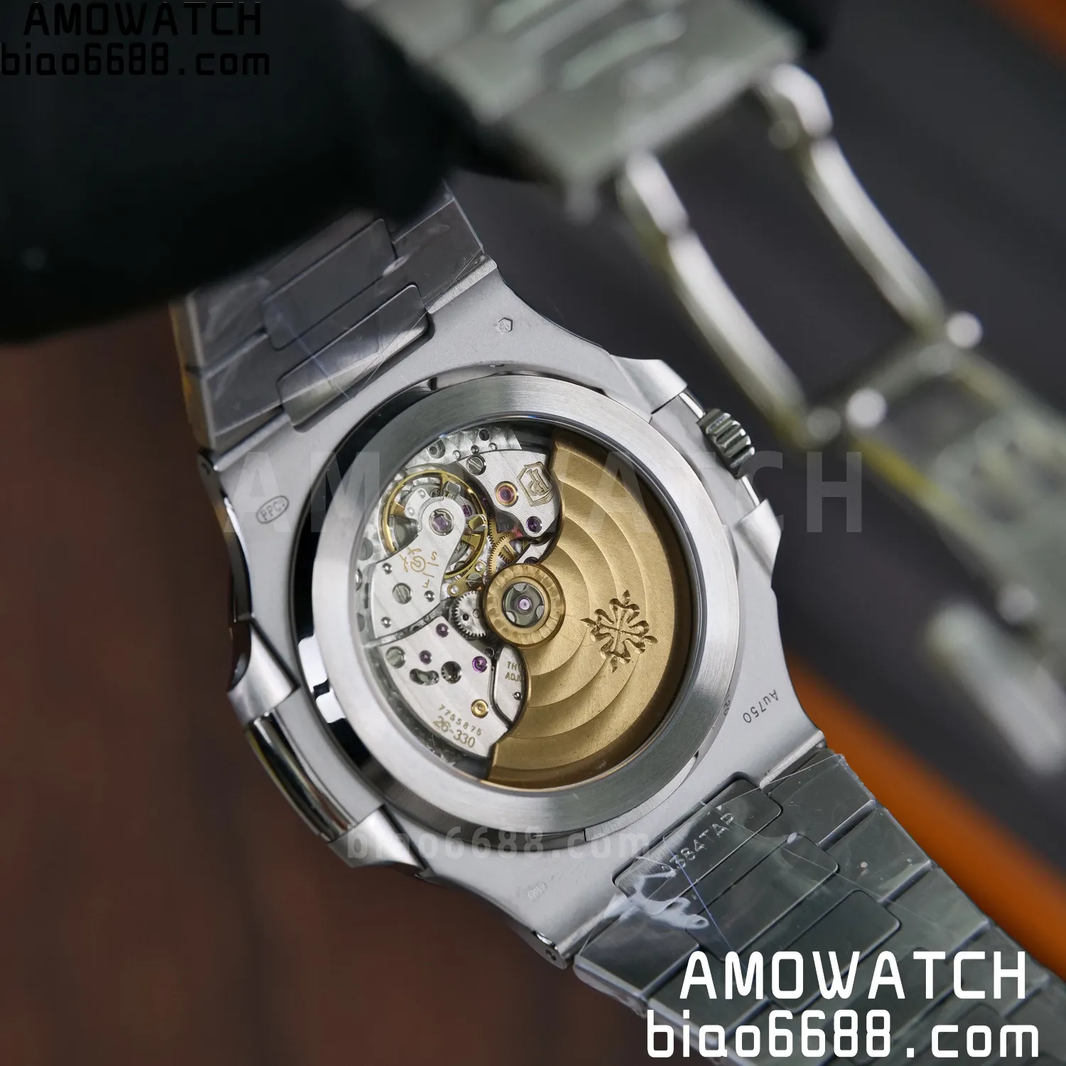 PP Nautilus 5811 DDF 1:1 Best Edition Blue Textured Dial on SS Bracelet DD330 Super Clone (Weighted) 91 3af245381755661 阿默表行AmoWatch