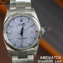 Rolex Oyster Perpetual 126000 36mm VSF 1:1 Best Edition 904L Steel Purple Dial on SS Bracelet