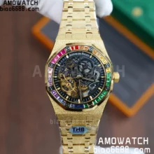 AP Royal Oak 41mm YG Frosted 15412BA THB Factory 1:1 Best Edition Skeleton Dial A3132 V2