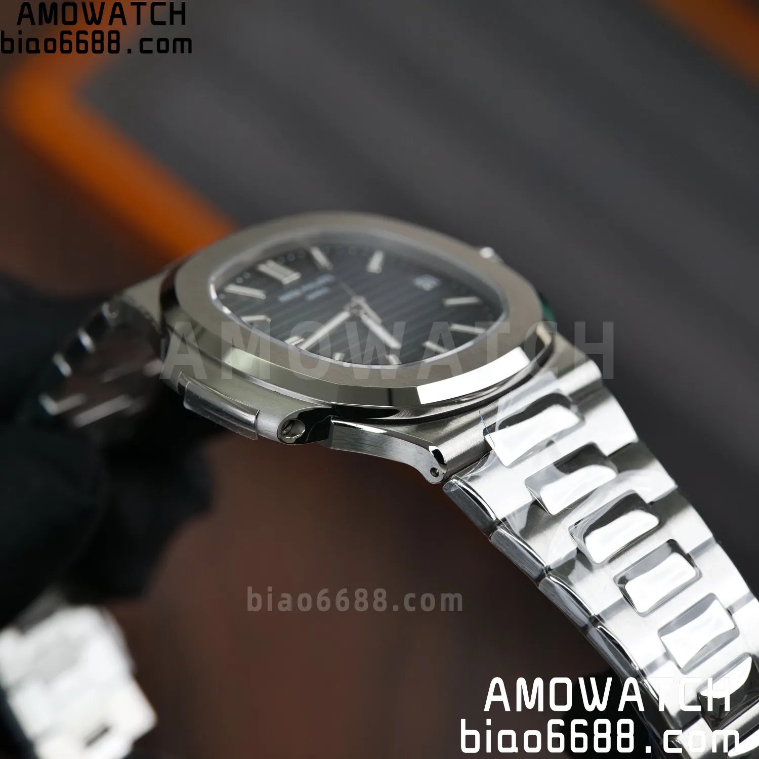 PP Nautilus 5711 DDF 1:1 Best Edition Blue Dial on SS Bracelet DD324 Super Clone V2 74 cbca8500599a069 阿默表行AmoWatch