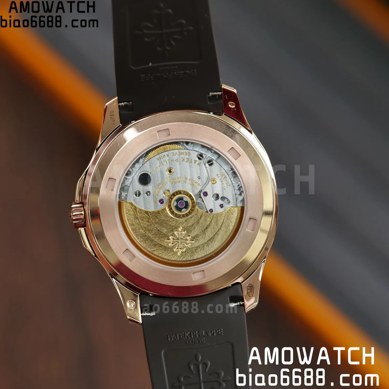 PP Aquanaut 5167 RG DDF 1:1 Best Edition Brown Dial on Brown Rubber Strap DD330 Super Clone (Weighted) 87 e4aeb6efec37c40 阿默表行AmoWatch