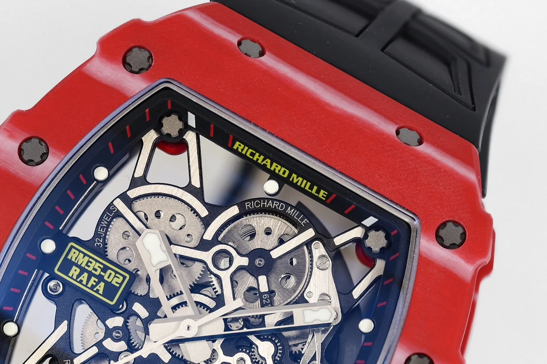 RICHARD MILLE RM035-02 Red NTPT ZF 1:1 Best Edition Skeleton Dial on Black Rubber Strap RMAL1 Super Clone V7 22 009c7c3778273d9 AMO Watch