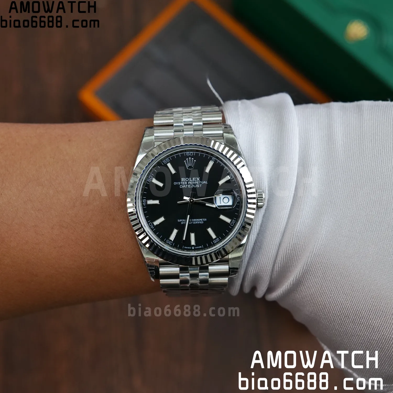 Rolex DateJust 41 126334 904L SS VSF 1:1 Best Edition Black Stick Dial on Jubilee Bracelet VS3235 V2 (133g) 85 01c887db08ff02e AMO Watch