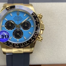 Rolex Daytona 126518 YG UFO 1:1 Best Edition Tiffany Stick Dial on Oysterflex Strap UF4131 (Free Sprung)