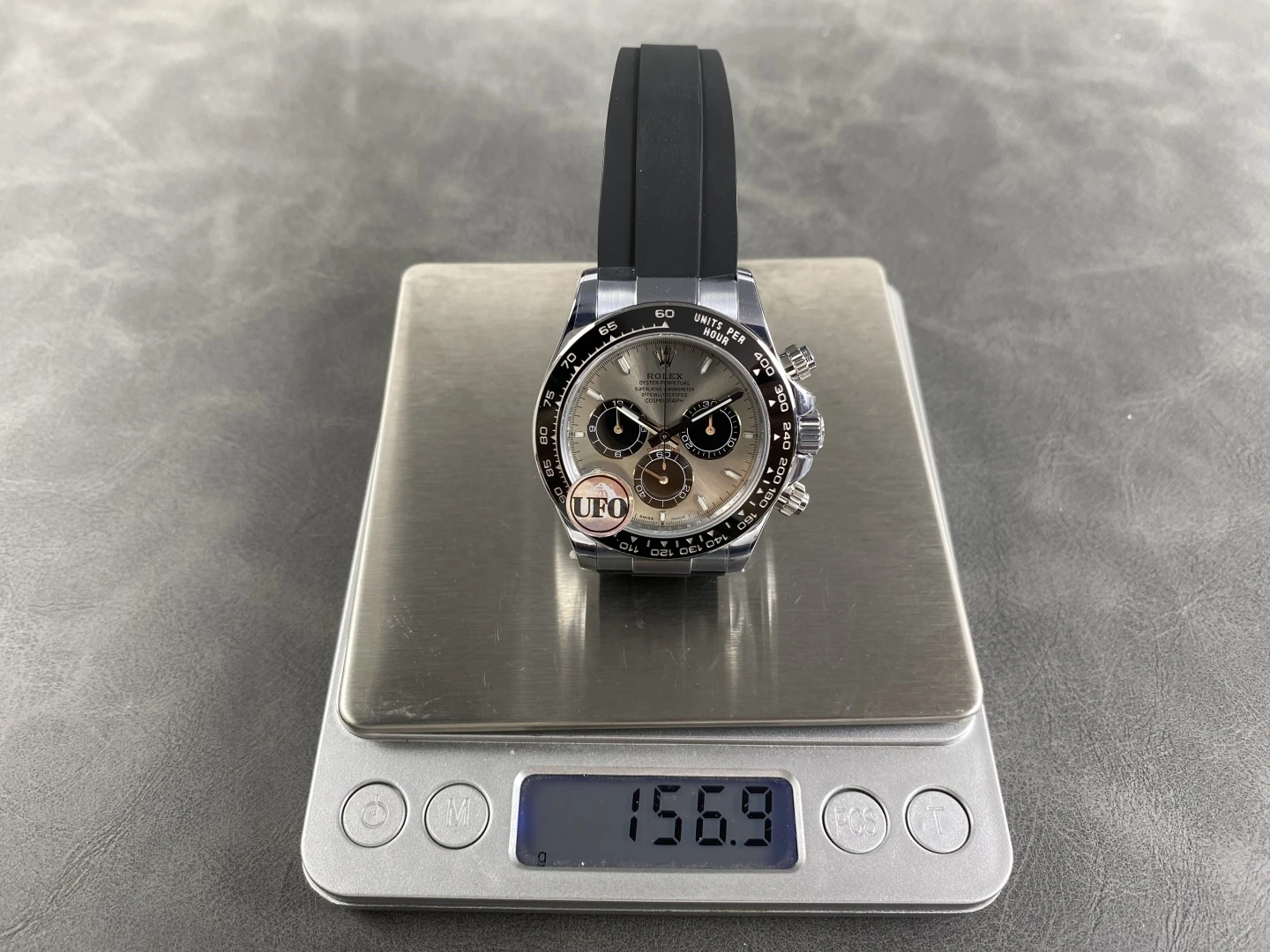 Rolex Daytona 126519 SS UFO 1:1 Best Edition RG Dial on Oysterflex Strap UF4131 (Free Sprung) 29 04ba533824d54b6 AMO Watch