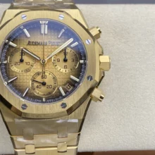 Royal Oak Chrono 26240 YG DDF 1:1 Best Edition YG Dial on YG Bracelet DD4401 Super Clone
