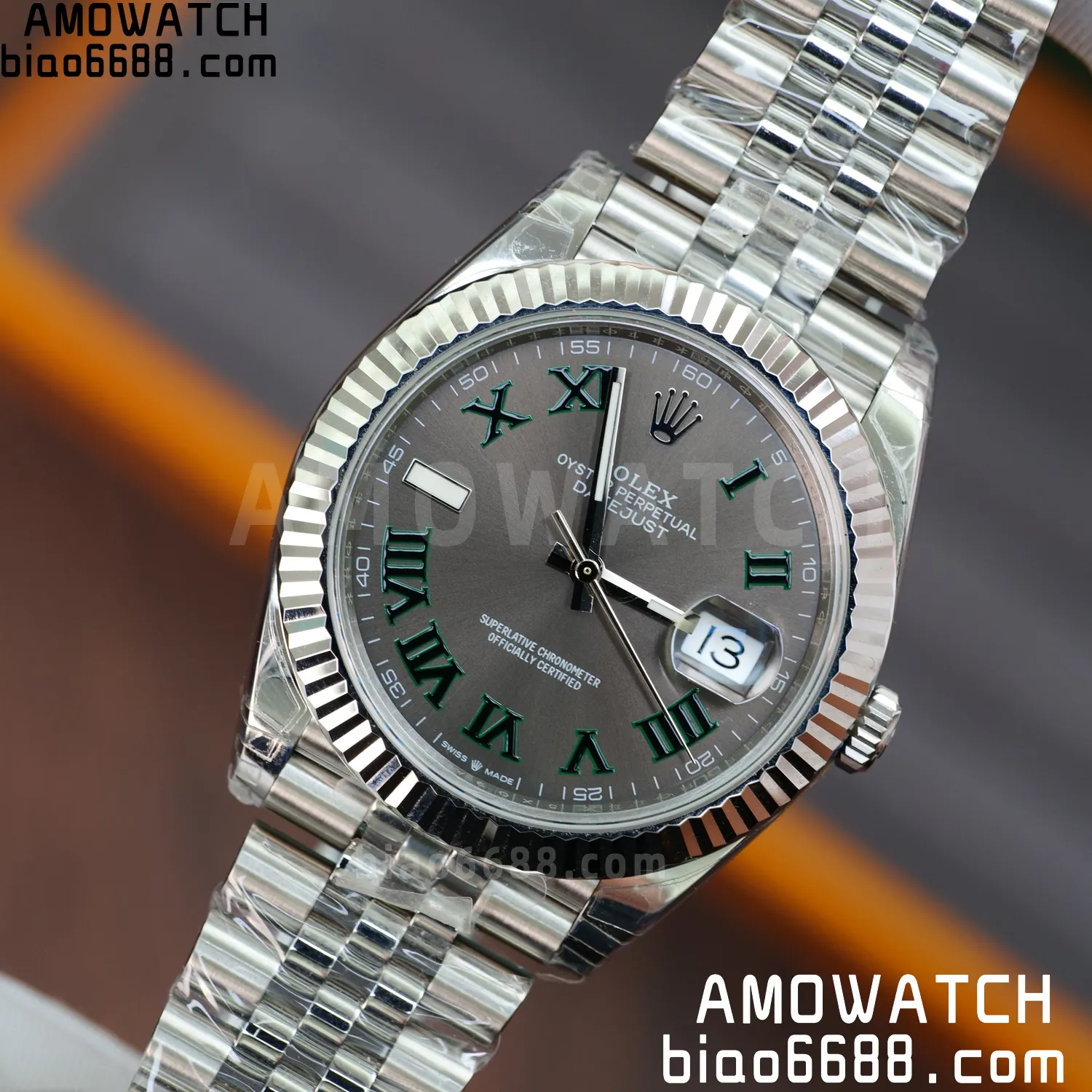 Rolex DateJust 41 126334 904L SS VSF 1:1 Best Edition Gray Roman Dial on Jubilee Bracelet VS3235 V2 (133g) 79 0839f1cb628f2bf AMO Watch