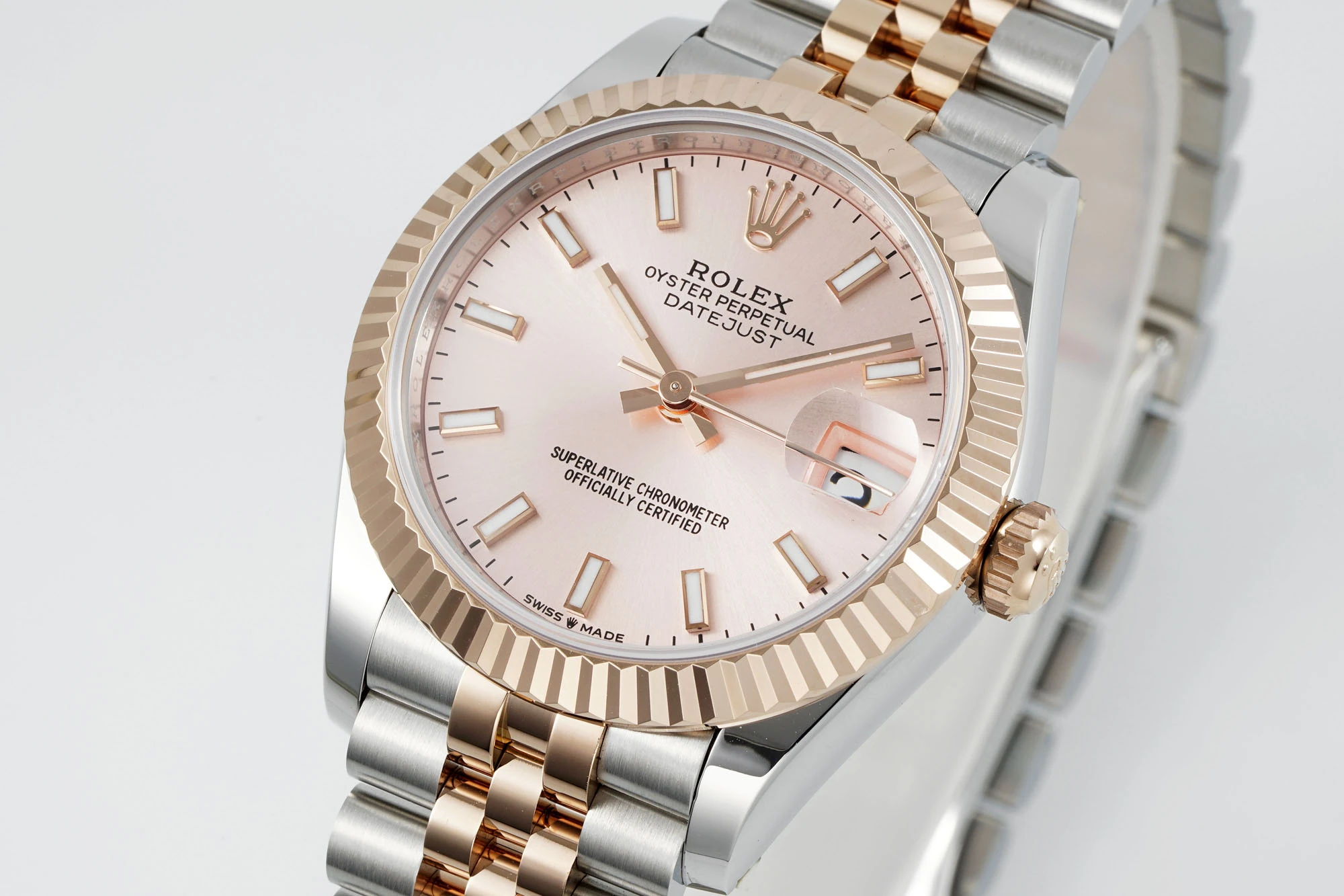 Rolex DateJust 31 278271 ARF 1:1 Best Edition 904L Steel Pink Dial on SS/RG Jubilee Bracelet 23 09c553975369a66 AMO Watch
