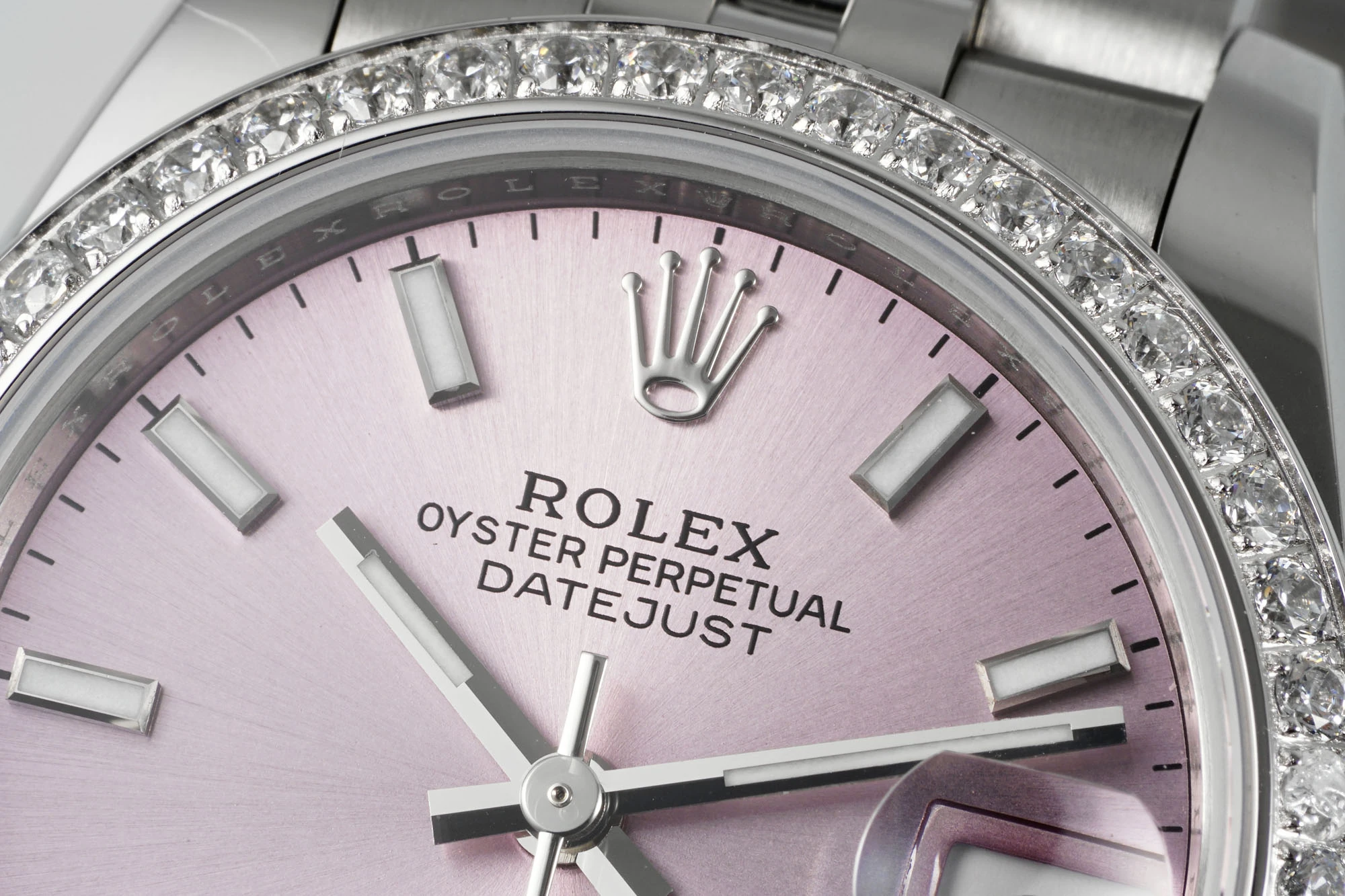 Rolex DateJust 31 278384 ARF 1:1 Best Edition 904L Steel Pink Dial Diamond bezel on SS Jubilee Bracelet 21 09da9df8a1c631b AMO Watch