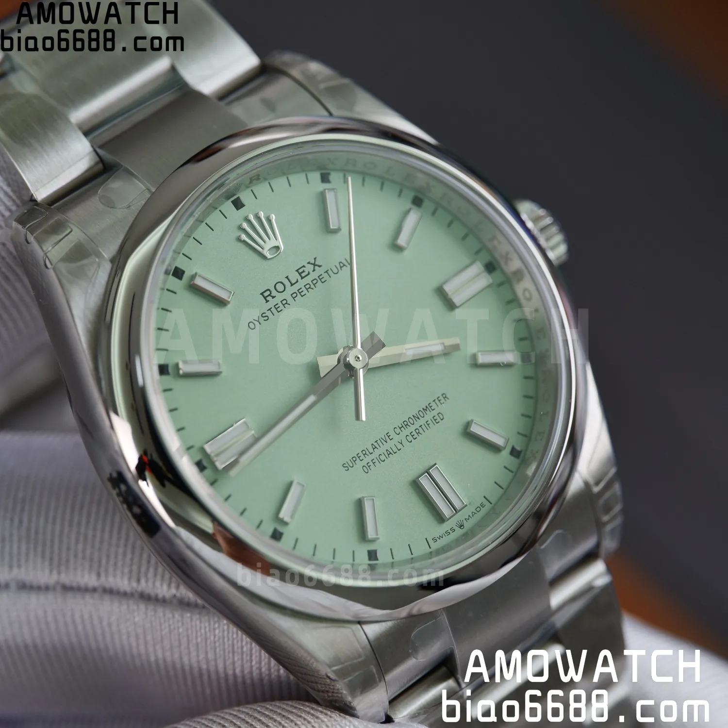 Rolex Oyster Perpetual 126000 36mm VSF 1:1 Best Edition 904L Steel Vanilla Green Dial on SS Bracelet 77 09f6f89fe8f6c91 AMO Watch