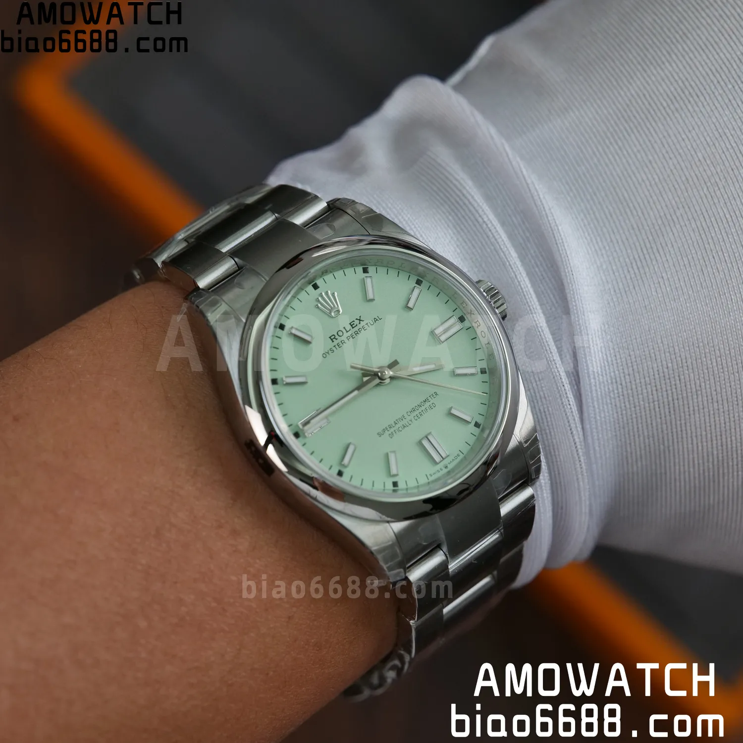 Rolex Oyster Perpetual 126000 36mm VSF 1:1 Best Edition 904L Steel Vanilla Green Dial on SS Bracelet 85 0add745e3741018 AMO Watch