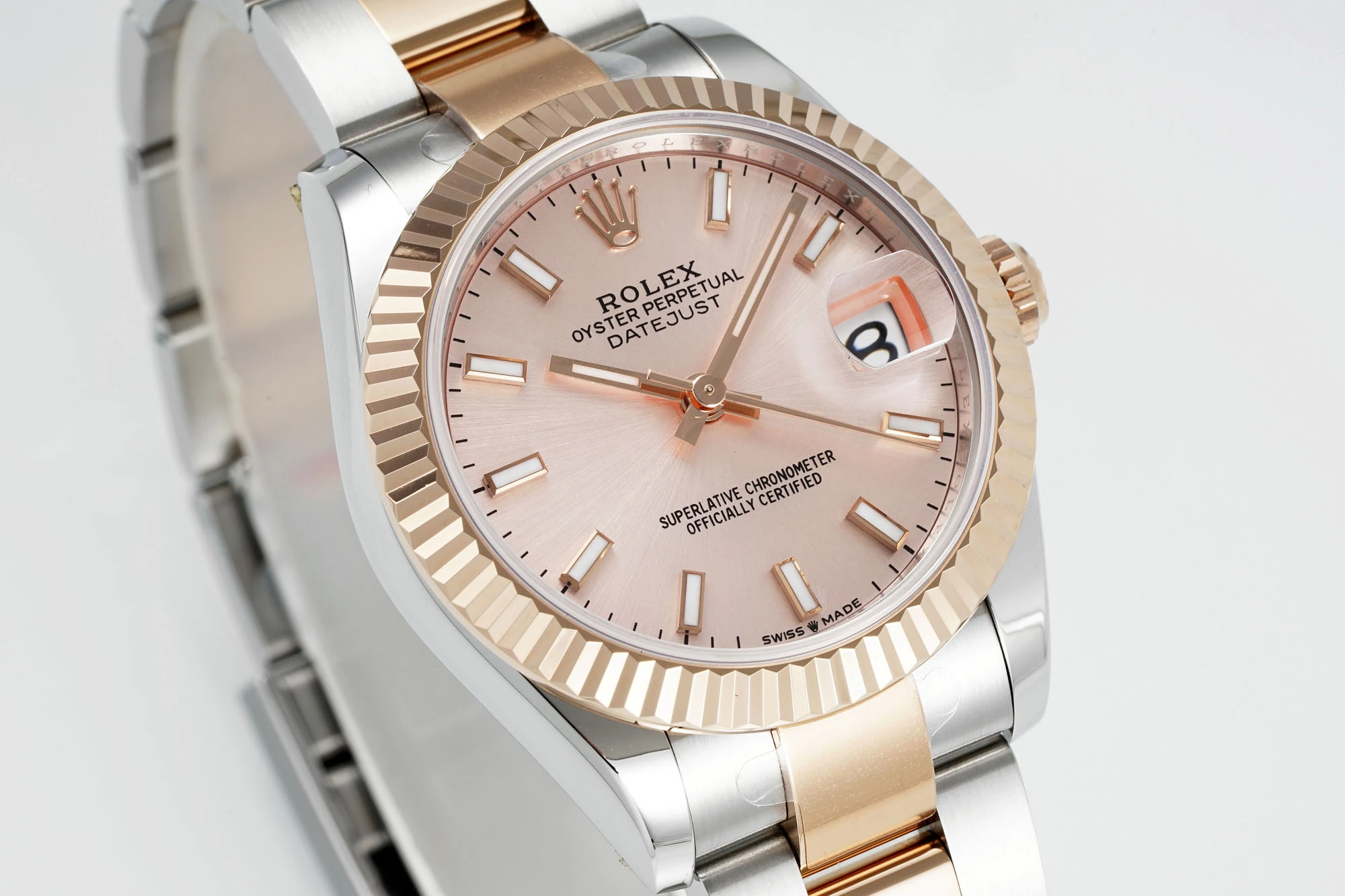 Rolex DateJust 31 278271 ARF 1:1 Best Edition 904L Steel Pink Dial on SS/RG Oyster Bracelet 22 0be4b823f7fd763 AMO Watch