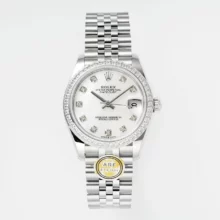 Rolex DateJust 31 278384 ARF 1:1 Best Edition 904L Steel MOP Dial Diamond bezel on SS Jubilee Bracelet