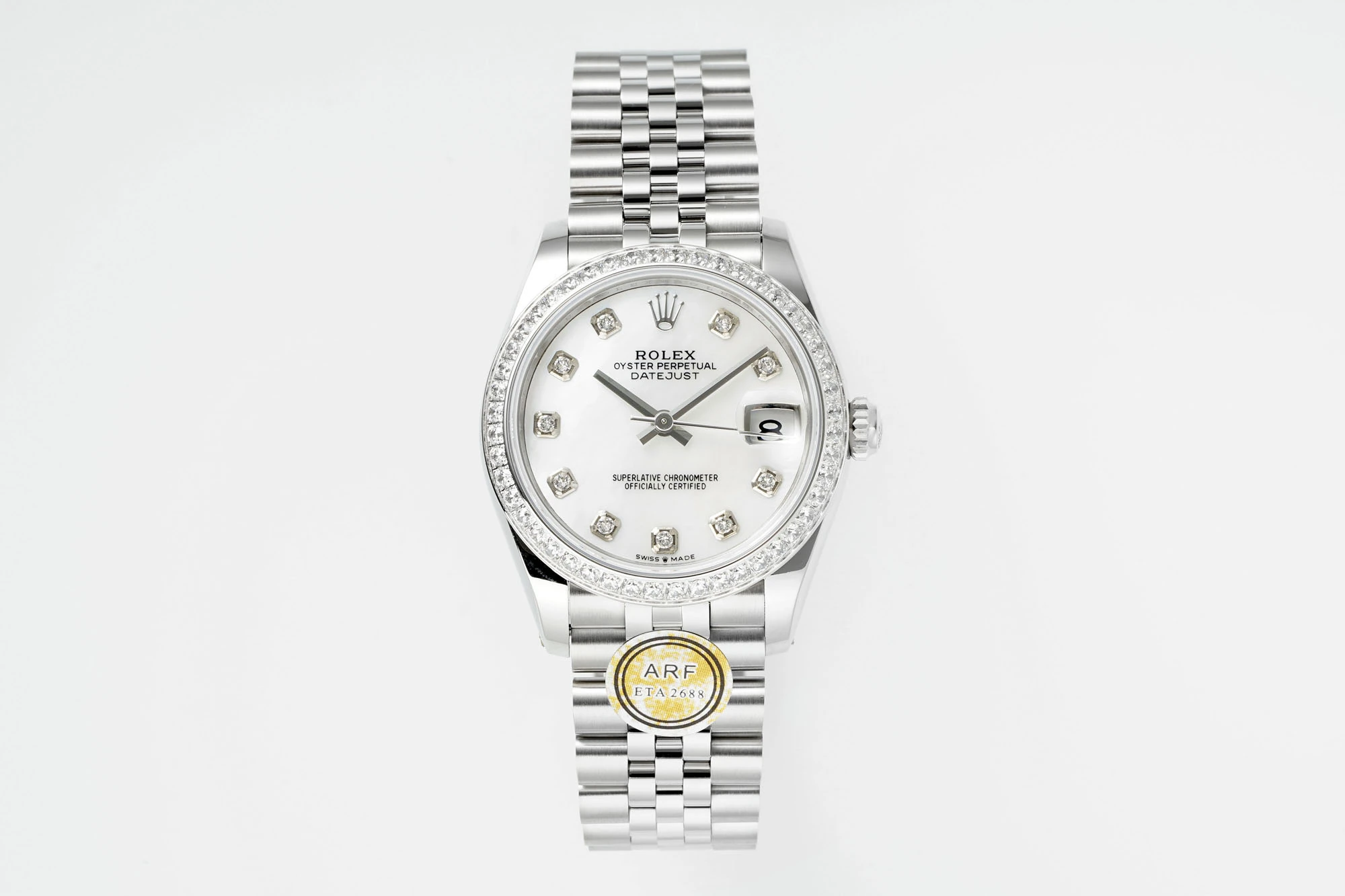 Rolex DateJust 31 278384 ARF 1:1 Best Edition 904L Steel MOP Dial Diamond bezel on SS Jubilee Bracelet 19 0cd6c3aa5194dbd AMO Watch
