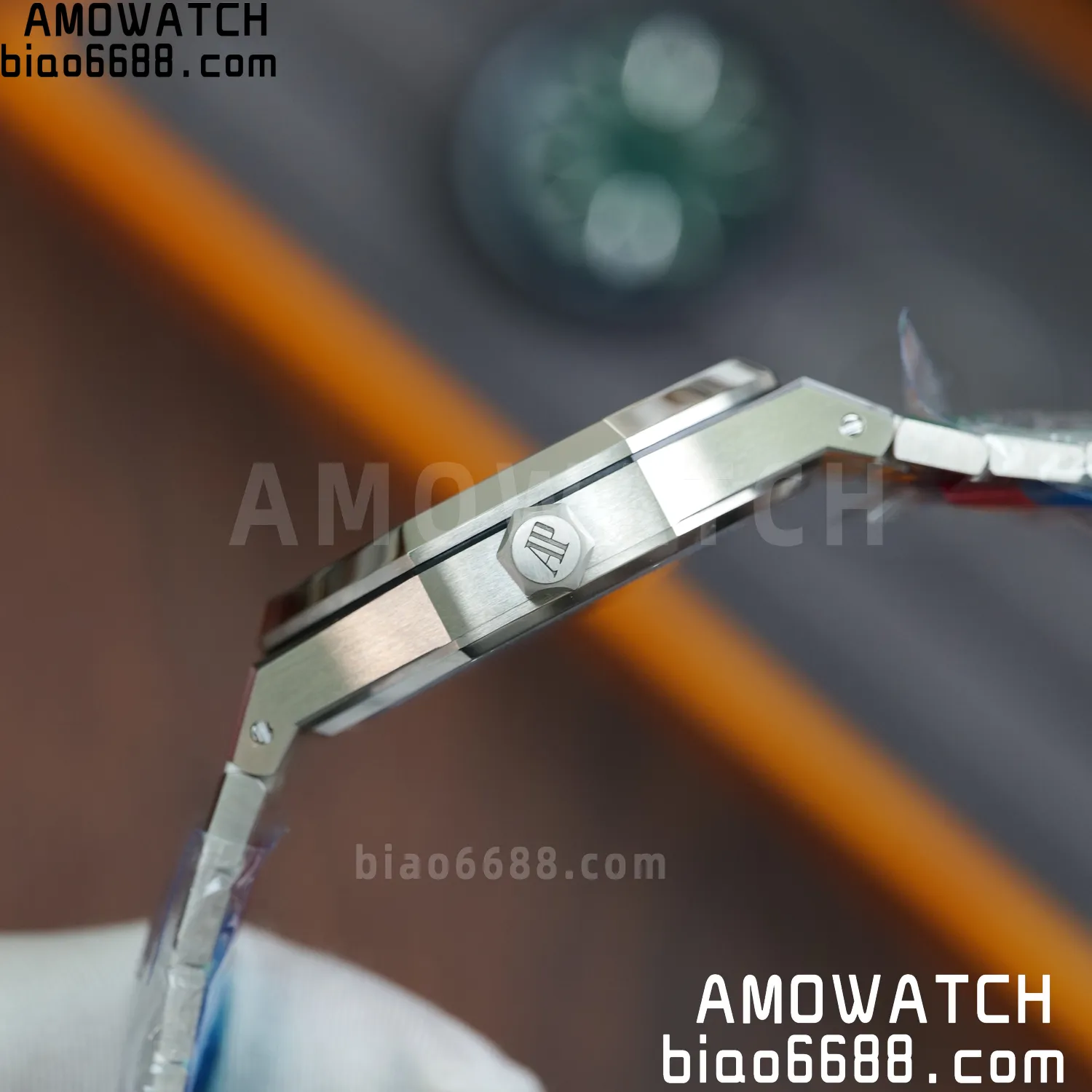 Custom Made AP AP Royal Oak 15510 SS TOP Factory (SW Factory Green Dial、 DEEP Crystal) 71 0ced7f4786c825b AMO Watch