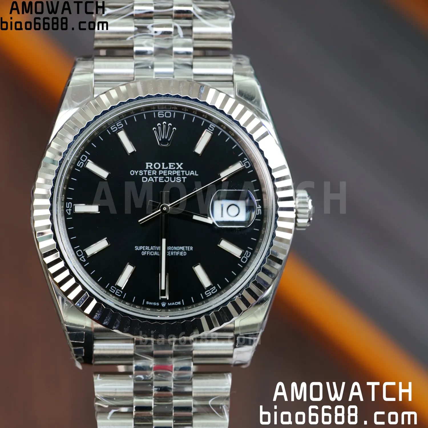 Rolex DateJust 41 126334 904L SS VSF 1:1 Best Edition Black Stick Dial on Jubilee Bracelet VS3235 V2 (133g) 68 11e73e087e0b518 AMO Watch
