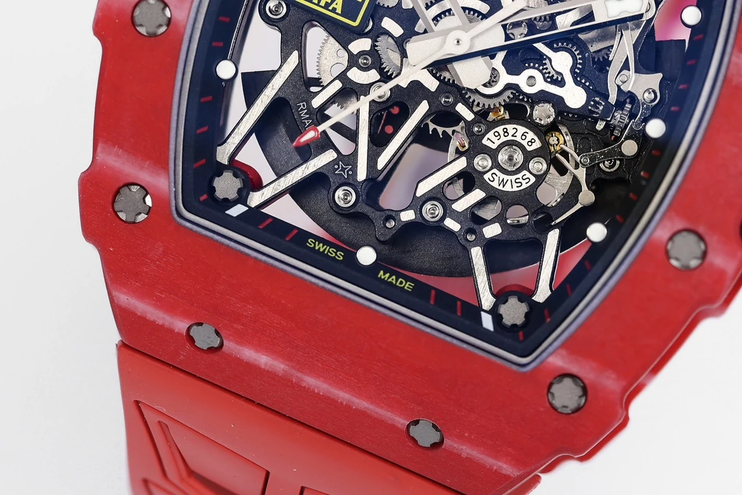 RICHARD MILLE RM035-02 Red NTPT ZF 1:1 Best Edition Skeleton Dial on Black Rubber Strap RMAL1 Super Clone V7 23 1279ed4c2ef8f4b AMO Watch