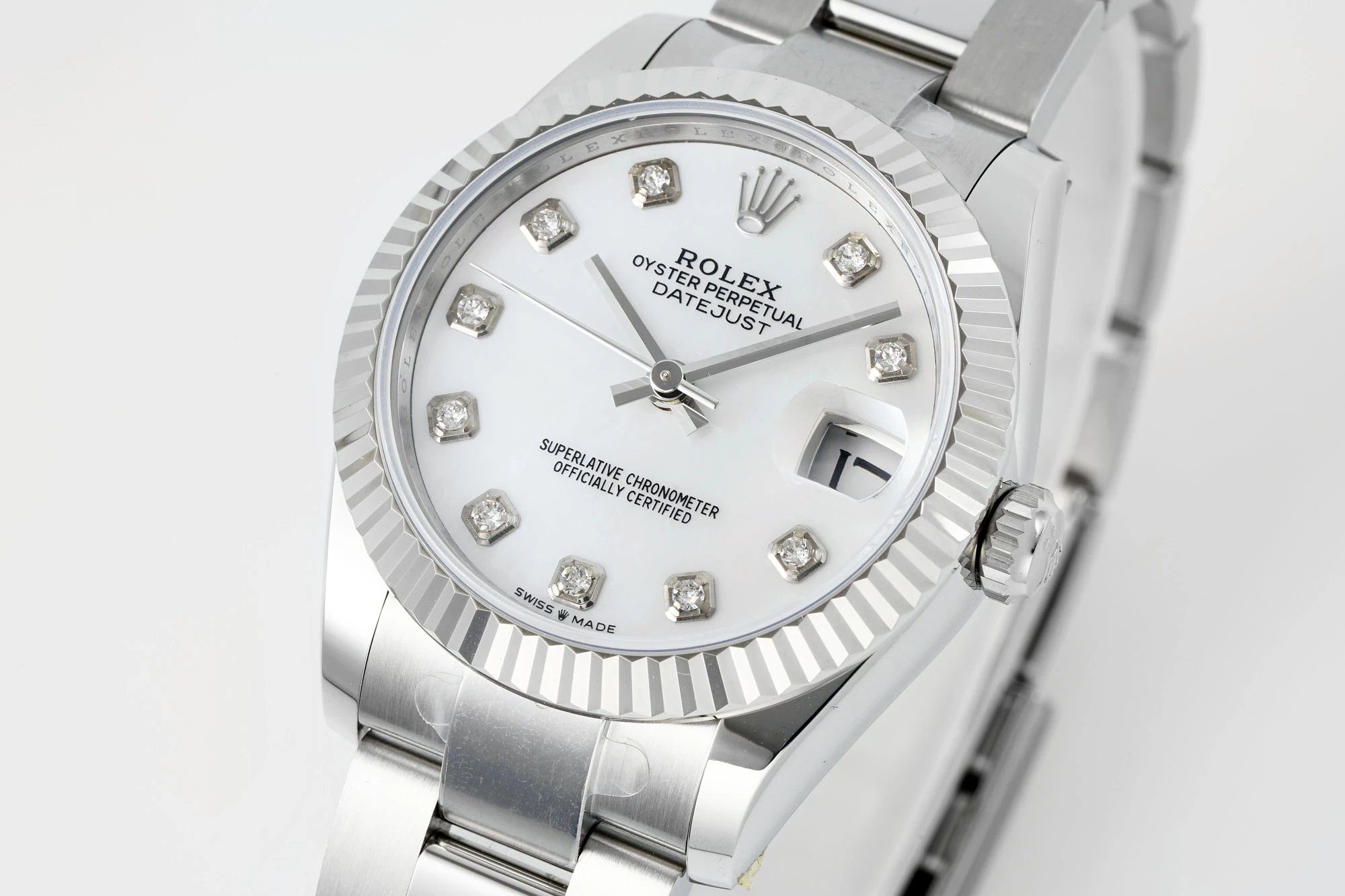 Rolex DateJust 31 278274 ARF 1:1 Best Edition 904L Steel MOP Diamonds Dial on SS Oyster Bracelet 21 13697d8826ae3a0 AMO Watch